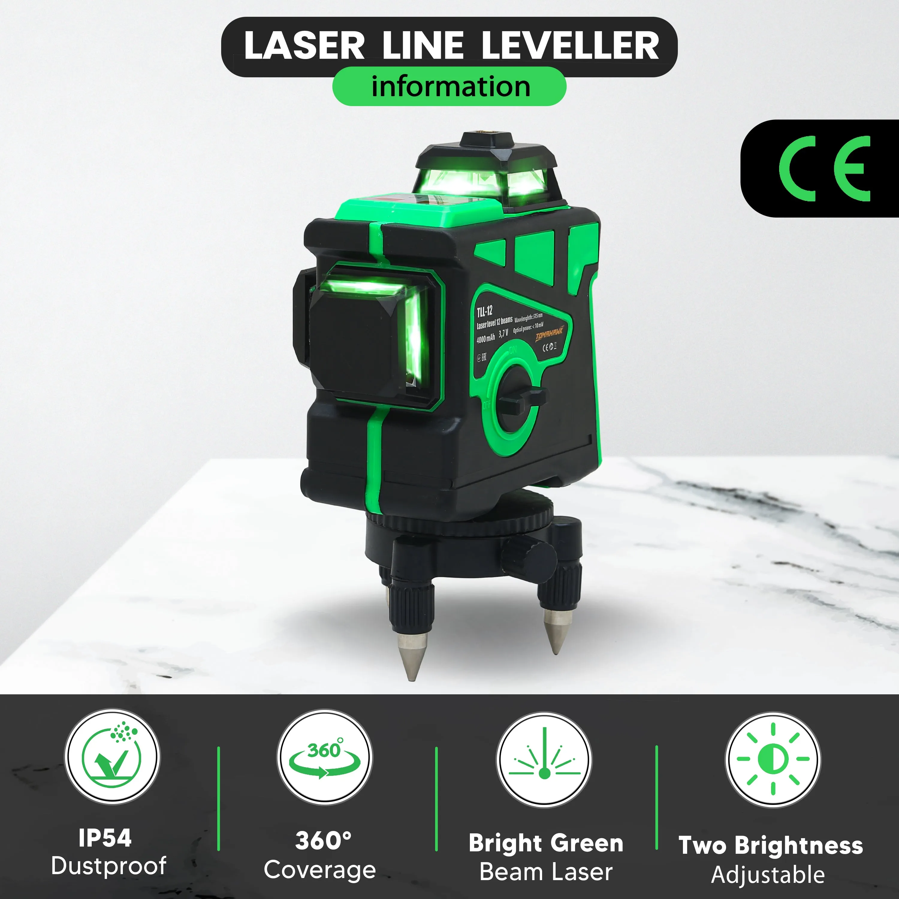 12 Line Laser Level TLL12