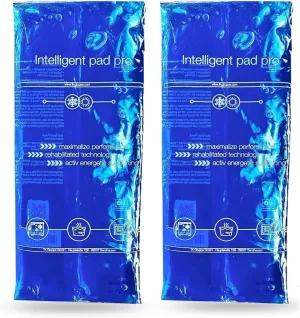 2 pieces - XXL cooling pads 29x12 cm - MADE IN GERMANY - Ice packs gel blue, large - heat pads & cooling packs - cooling pads - for wisdom teeth, pain & fever - children & adults 2x XXL