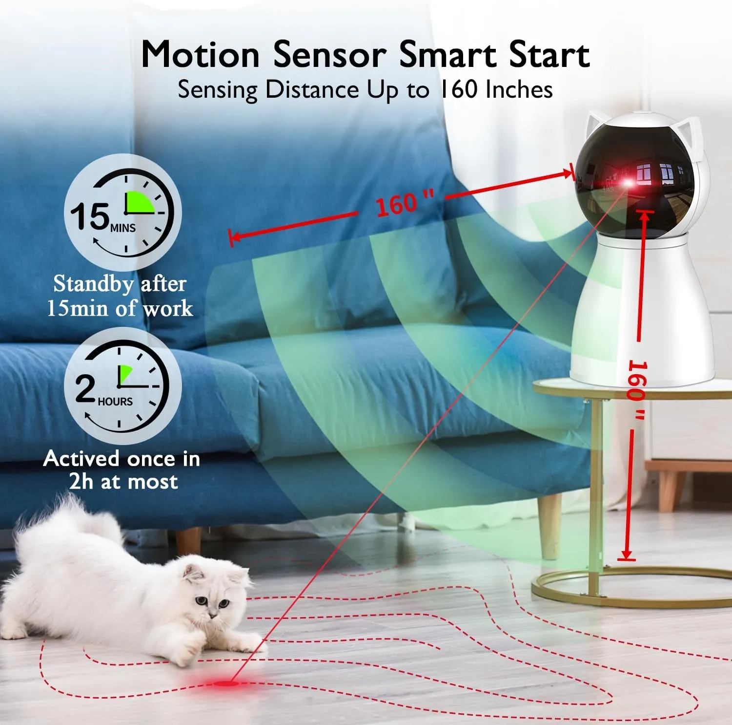 Activated Cat Laser Toy