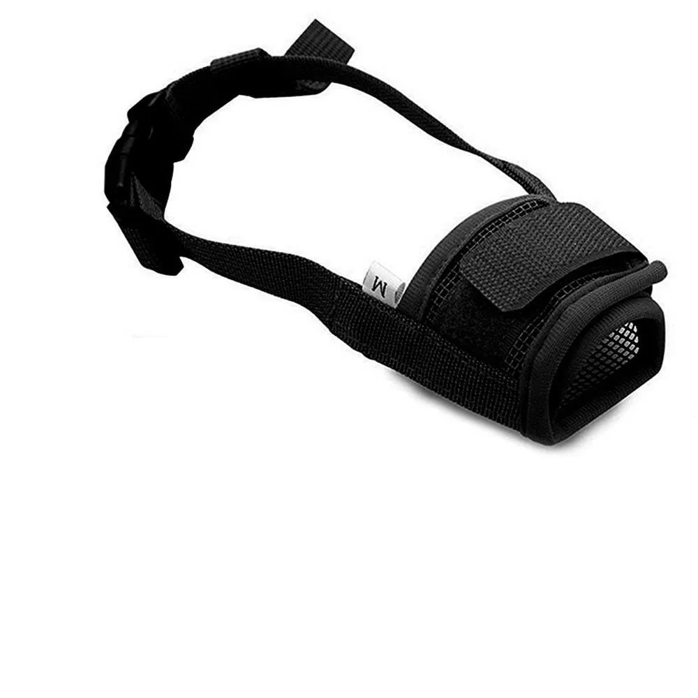Anti Barking Dog Muzzle For Small Large Dogs Adjustable Mesh