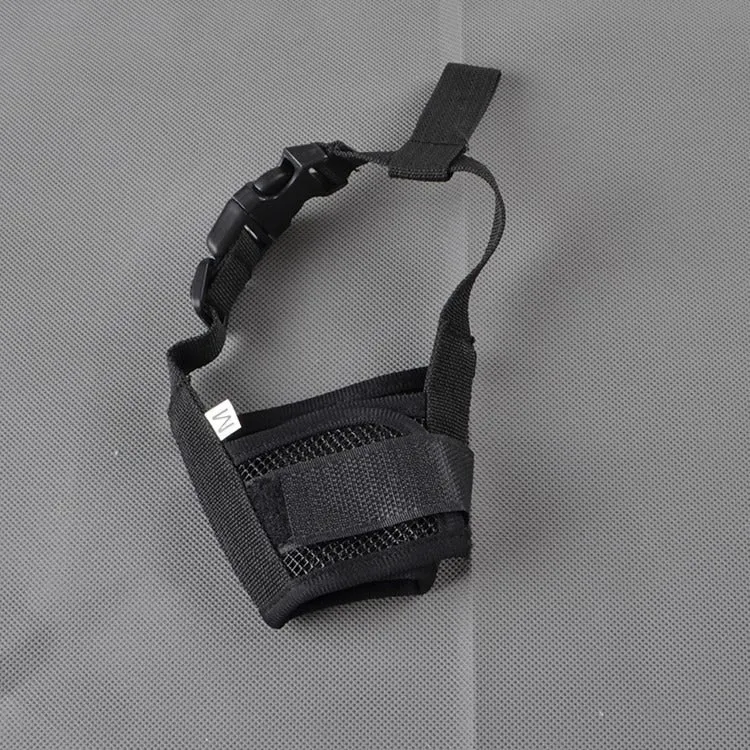 Anti-Bite Adjustable Nylon Mesh Dog Muzzle Mouth Cover