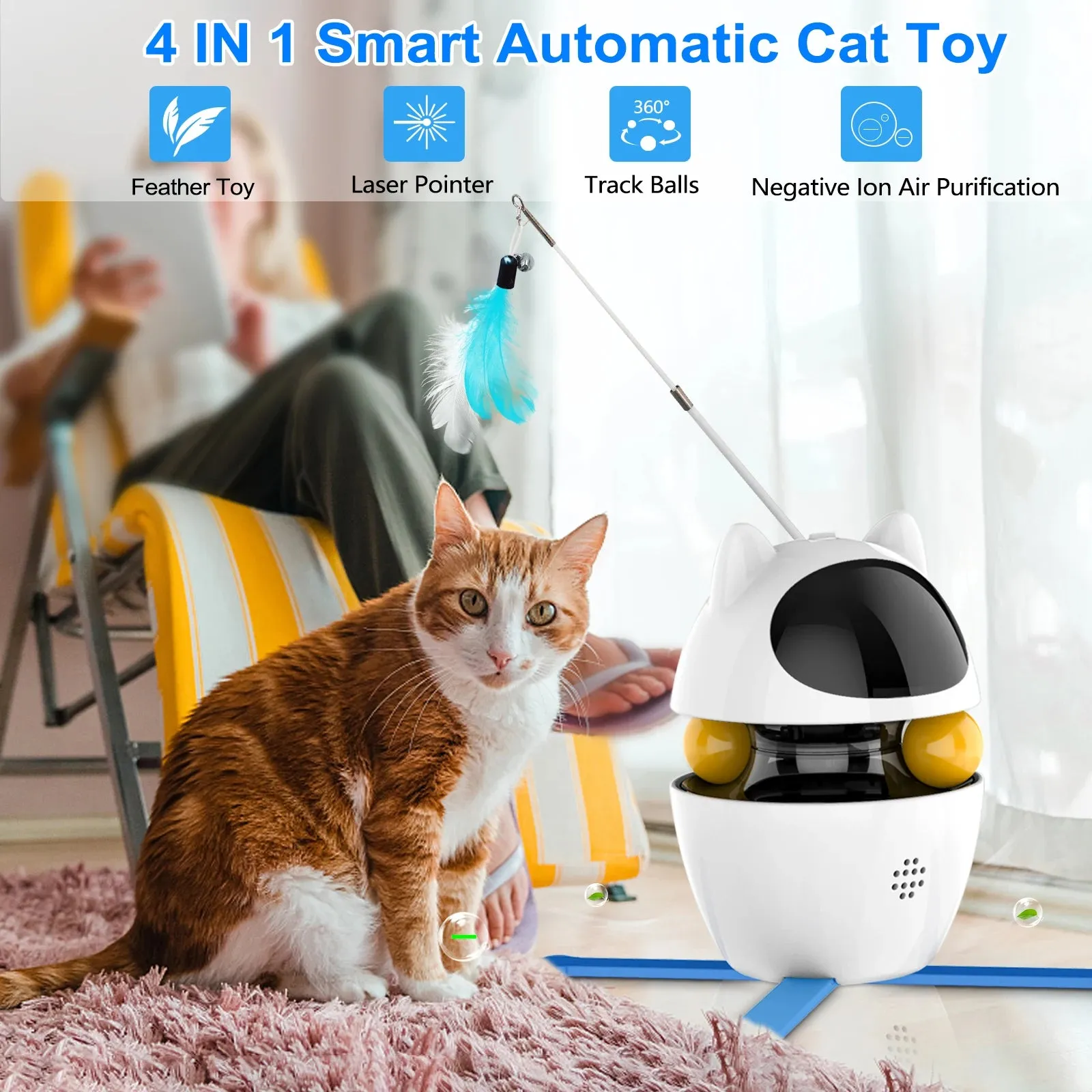 Automatic Cat Toys Interactive