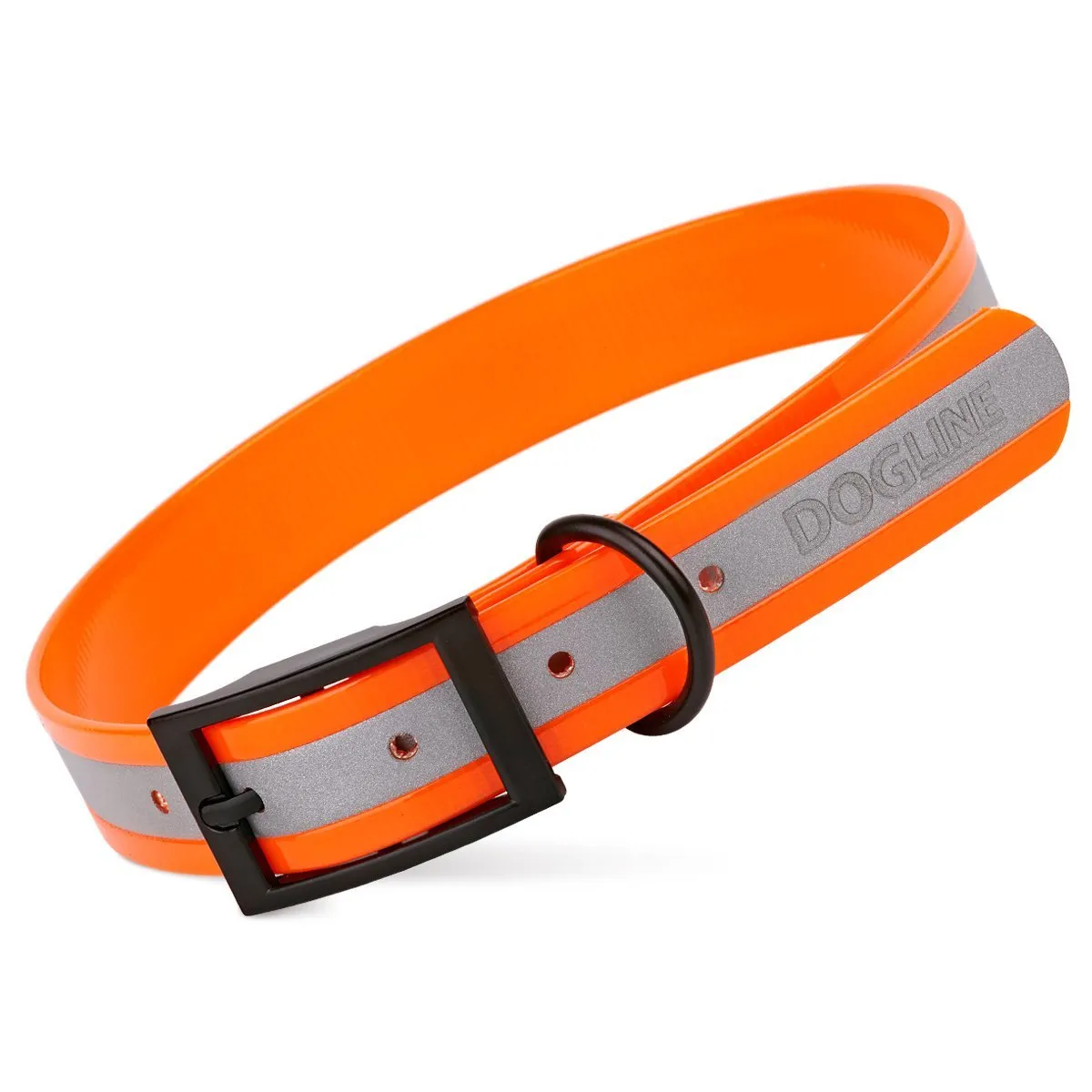 Biothane Translucent Reflective Collar
