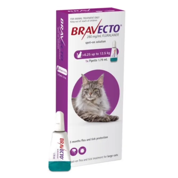 Bravecto Spot On Large Cats 6.25-12.5KG