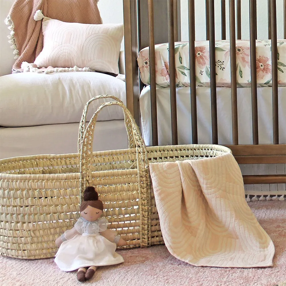 Crane Baby Jacquard Rainbow Pillow