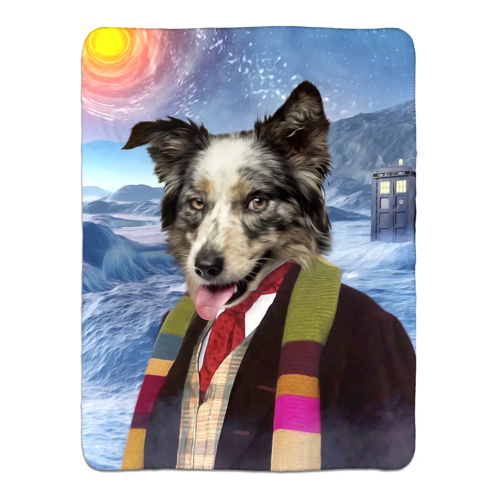 DOCTOR HOOT - FLEECE SHERPA BLANKET