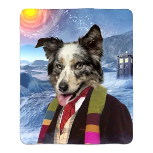 DOCTOR HOOT - FLEECE SHERPA BLANKET