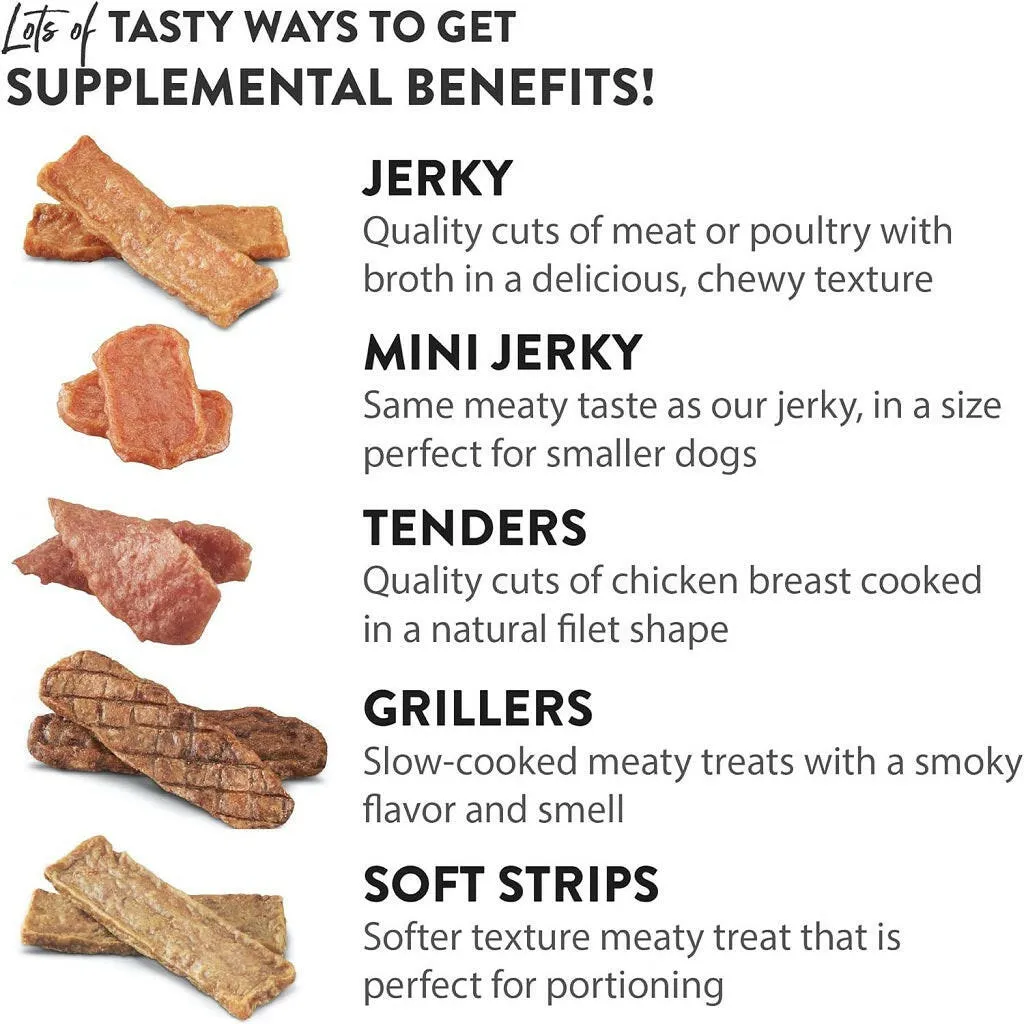 Dogswell Soft Strips Hip & Joint Duck Recipe Grain Free Treats 10 oz