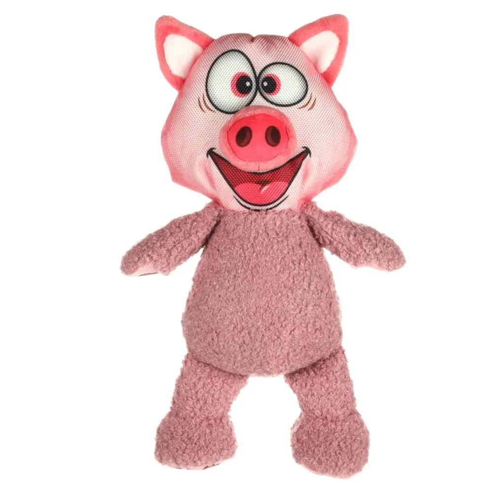 Flamingo Xido Pig Plush Dog Toy