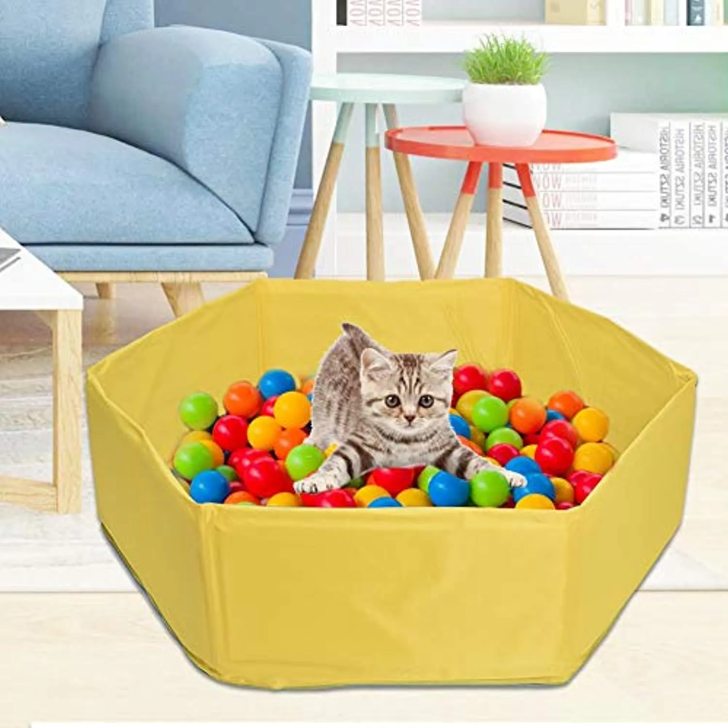 Foldable dog swimming pool, portable outdoor pet tub, foldable children's swimming pool