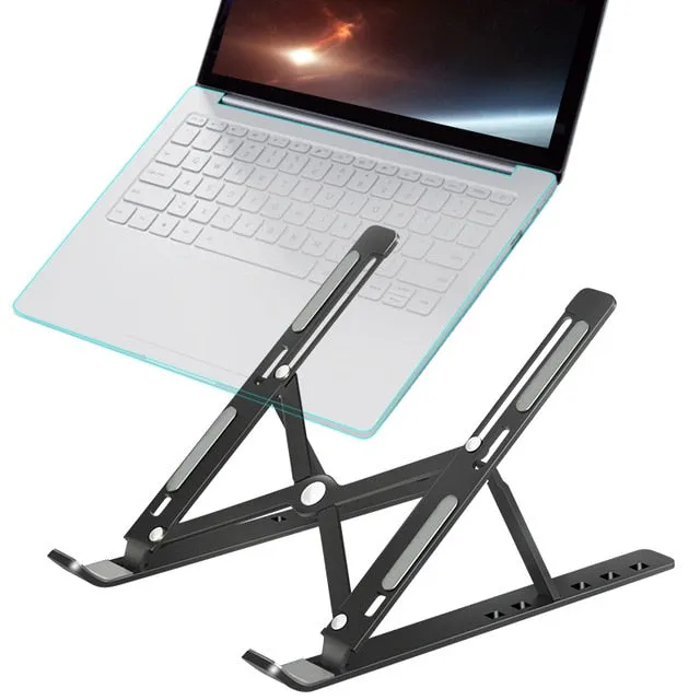 Foldable Laptop Stand Adjustable Notebook Stand Portable Laptop Holder Tablet Stand Computer Support For MacBook Air Pro ipad