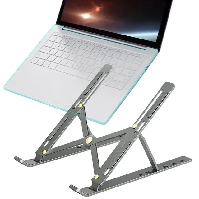 Foldable Laptop Stand Adjustable Notebook Stand Portable Laptop Holder Tablet Stand Computer Support For MacBook Air Pro ipad