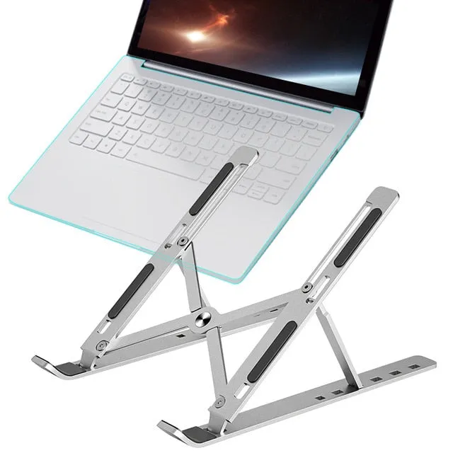 Foldable Laptop Stand Adjustable Notebook Stand Portable Laptop Holder Tablet Stand Computer Support For MacBook Air Pro ipad