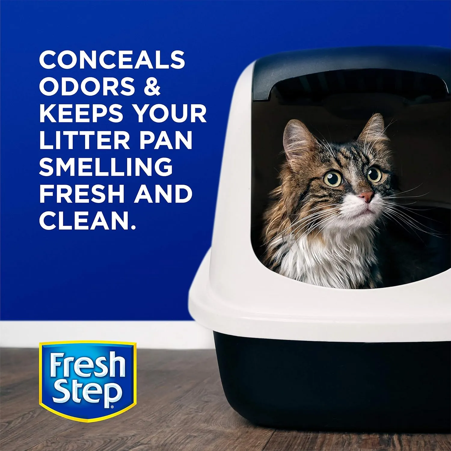 Fresh Step Cat Litter Crystals In Fresh Scent | Cat Litter Box Deodorizer | Combats Cat Odors and Neutralizes Smells to Keep Your Home Clean, 15 Ounces