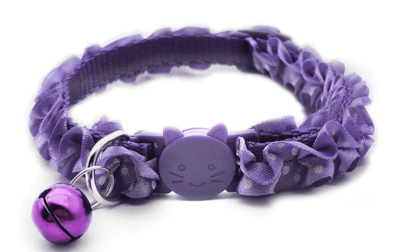 Frilly Breakaway Safety Cat Collar