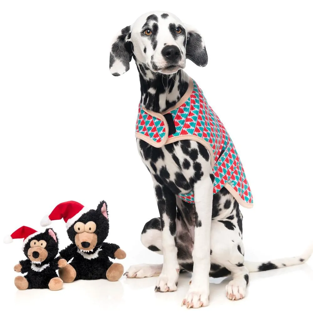 FuzzYard X'mas Tassie Devil Plush Dog Toy