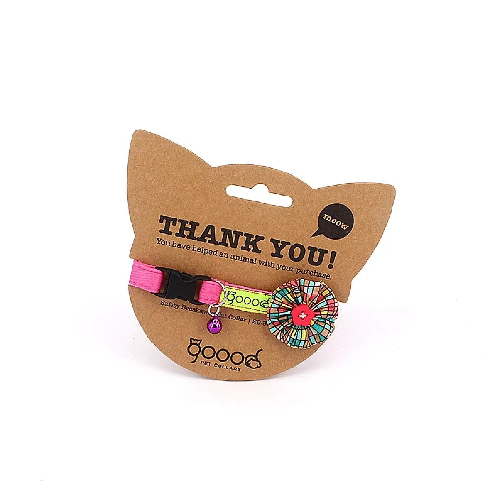 Goood Pet Collars Bloomie Handmade Cat Collar - Disco Night