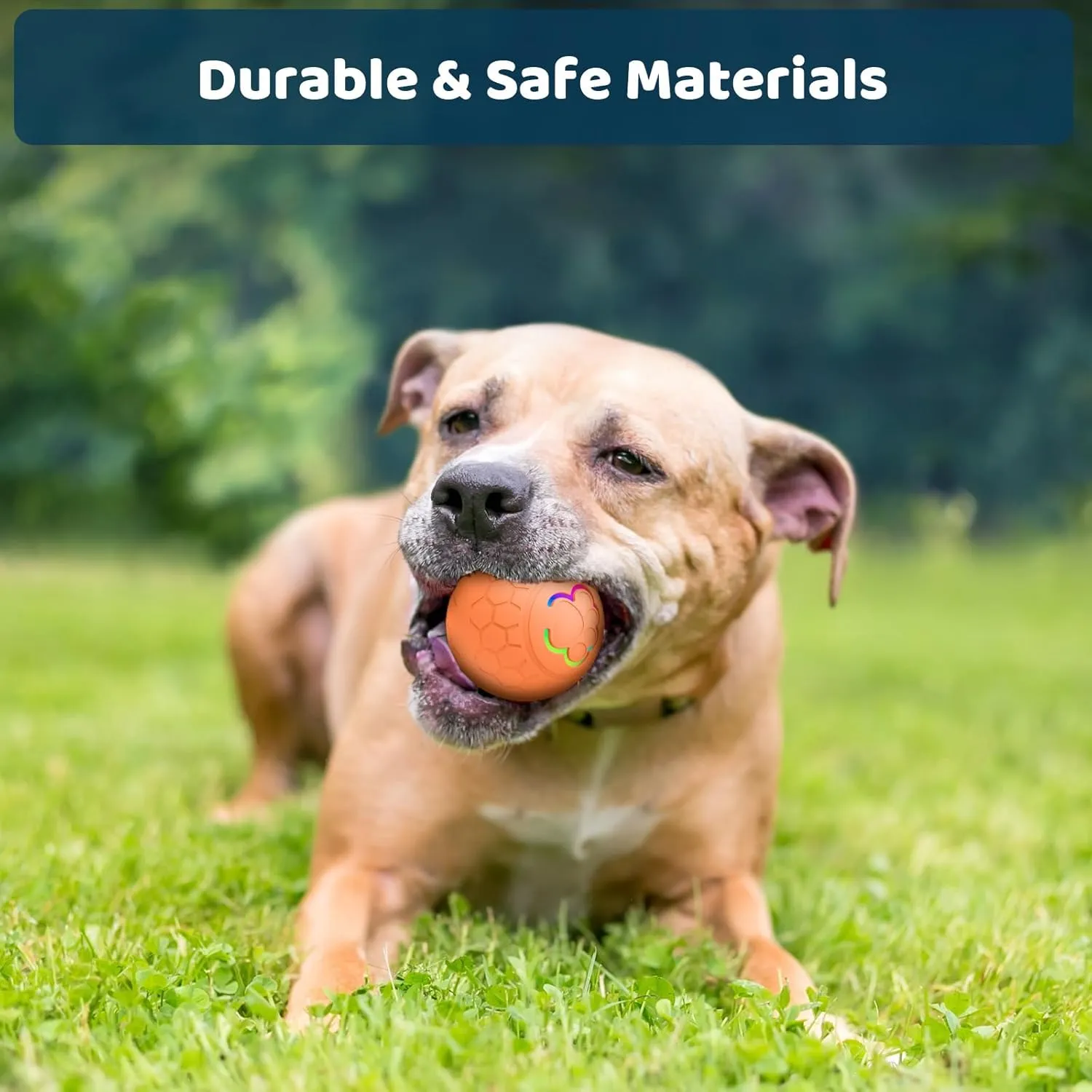 Interactive Shaky Ball Toy for Dogs and Cat  Newly Upgraded USB Rechargeable Smart Pet Ball for Small, Medium, and Large Dogs  Fun & Stimulating Interactive Dog Ball (Blue Automatic)