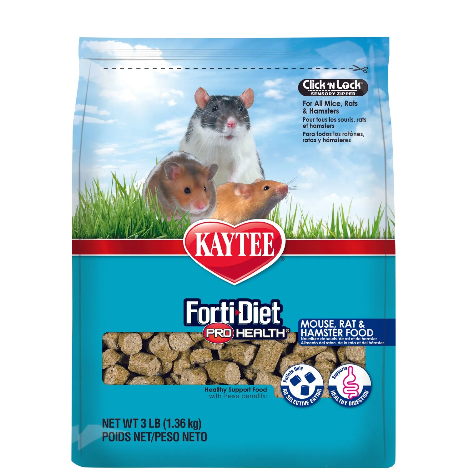 Kaytee Forti-Diet Pro Health - Mouse, Rat & Hamster
