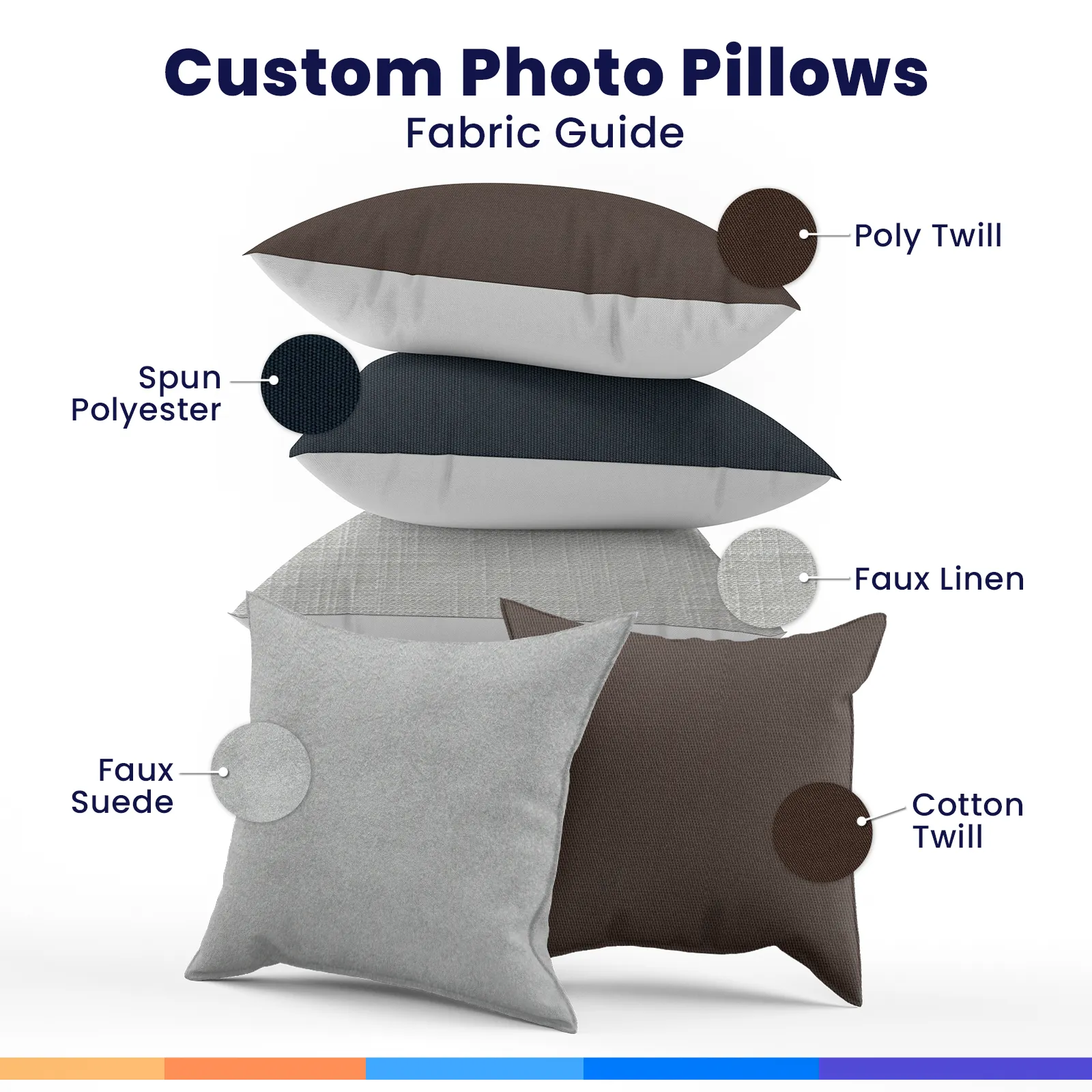 Love Dog Paw Custom Photo Pillow