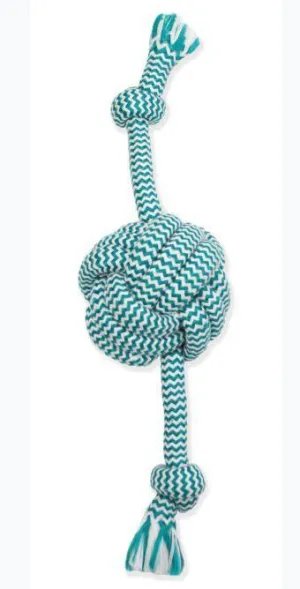 Mammoth Dog Extra Fresh Monkey Fist Ball with Rope 13"