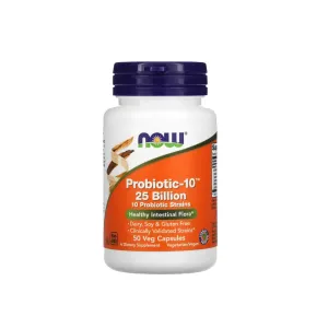 Now Probiotic-10 25 Billion Veg Capsules 50s