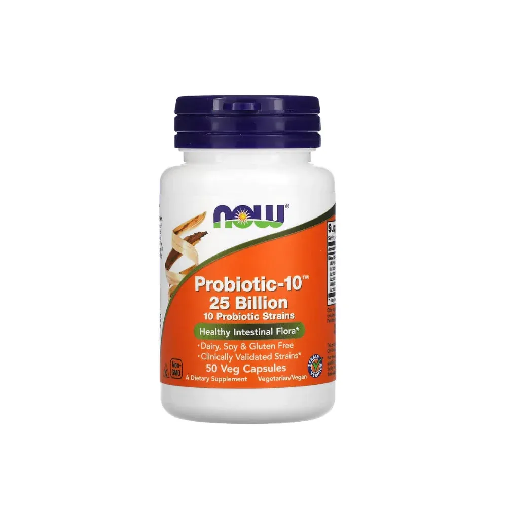 Now Probiotic-10 25 Billion Veg Capsules 50s