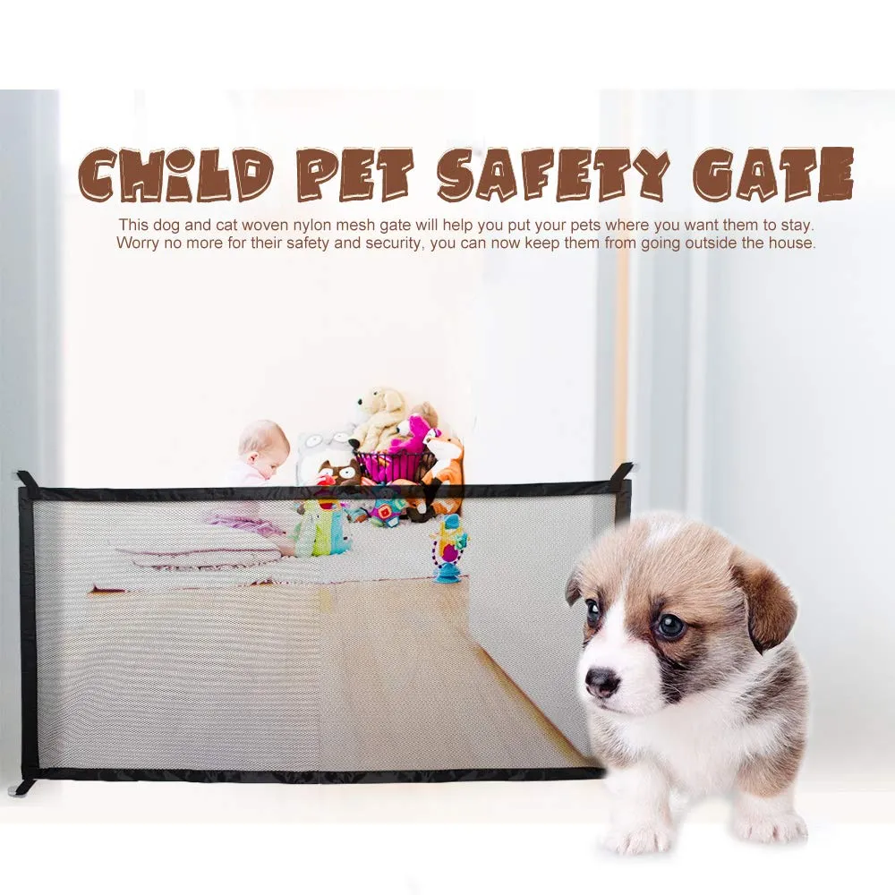 Portable Foldable Gate For Indoor Outdoor Use