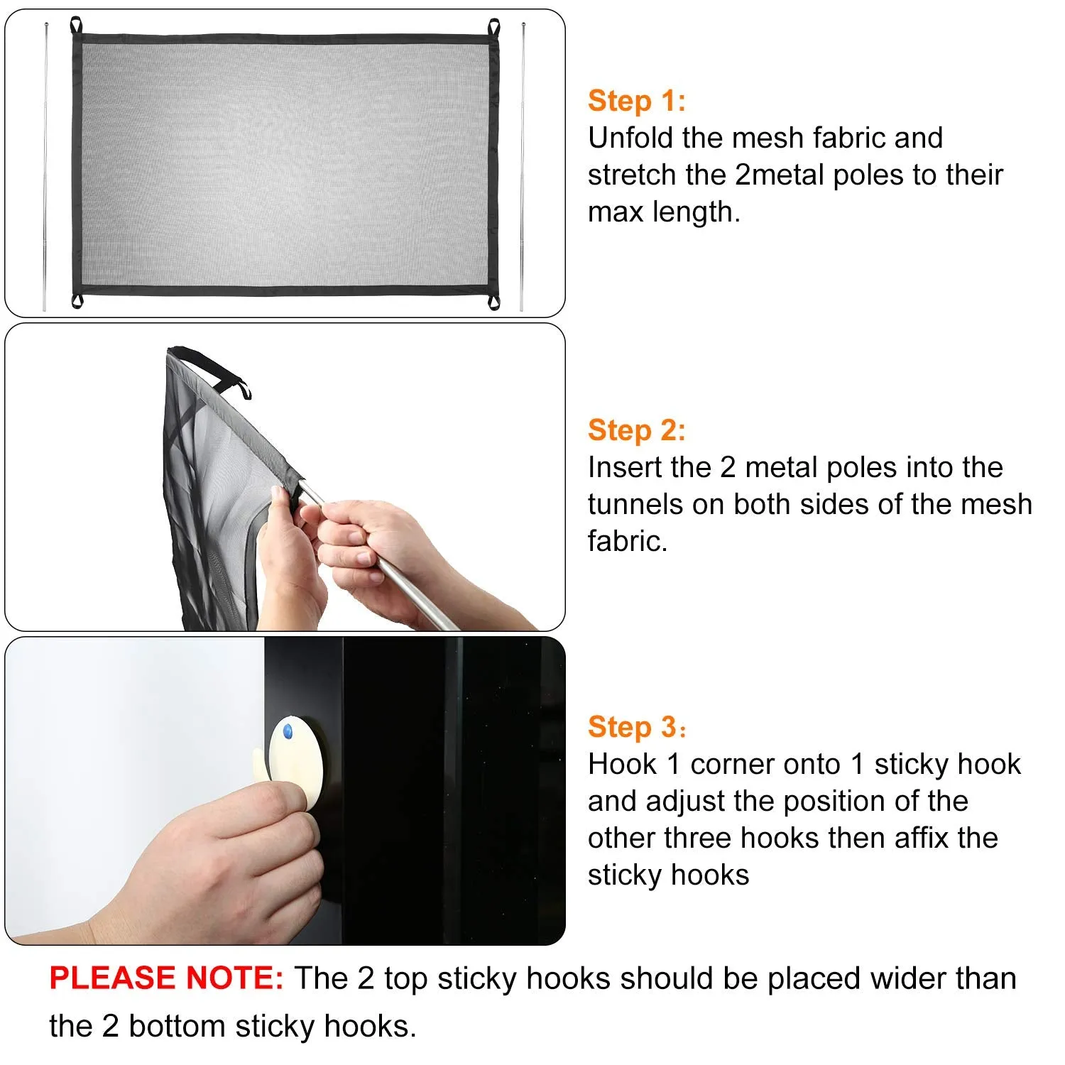 Portable Foldable Gate For Indoor Outdoor Use