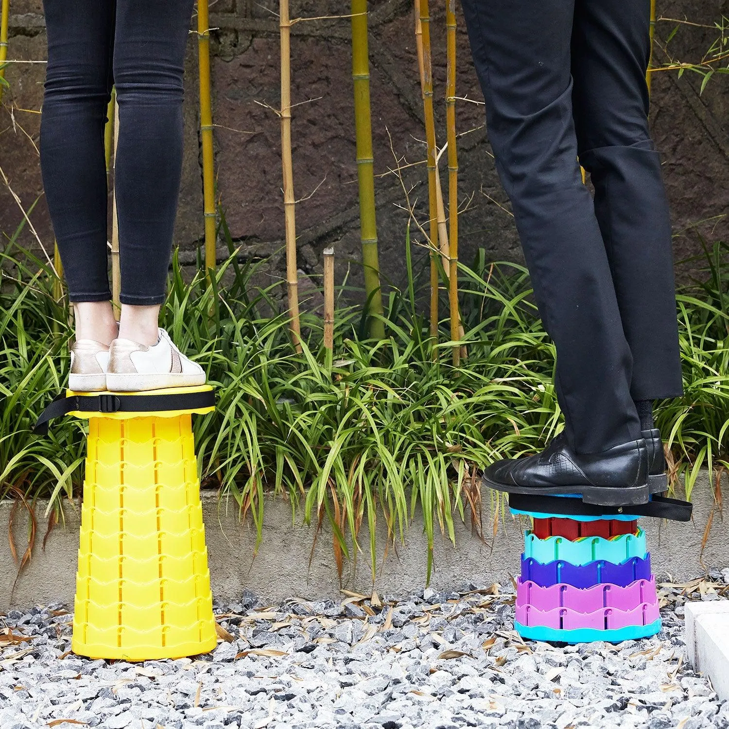 Portable Telescoping Stool Foldable for Fishing Hiking