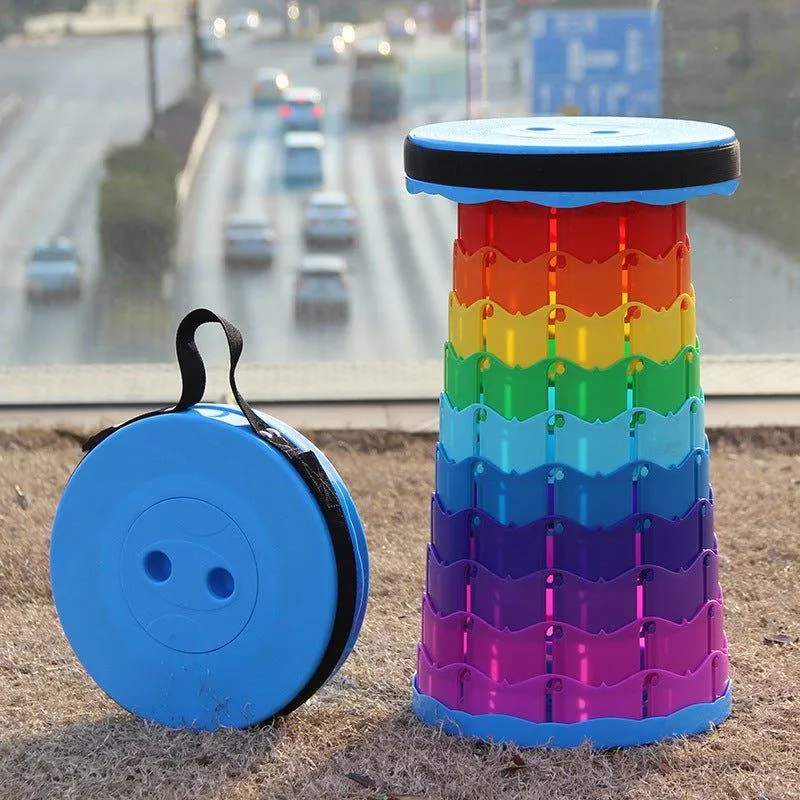 Portable Telescoping Stool Foldable for Fishing Hiking