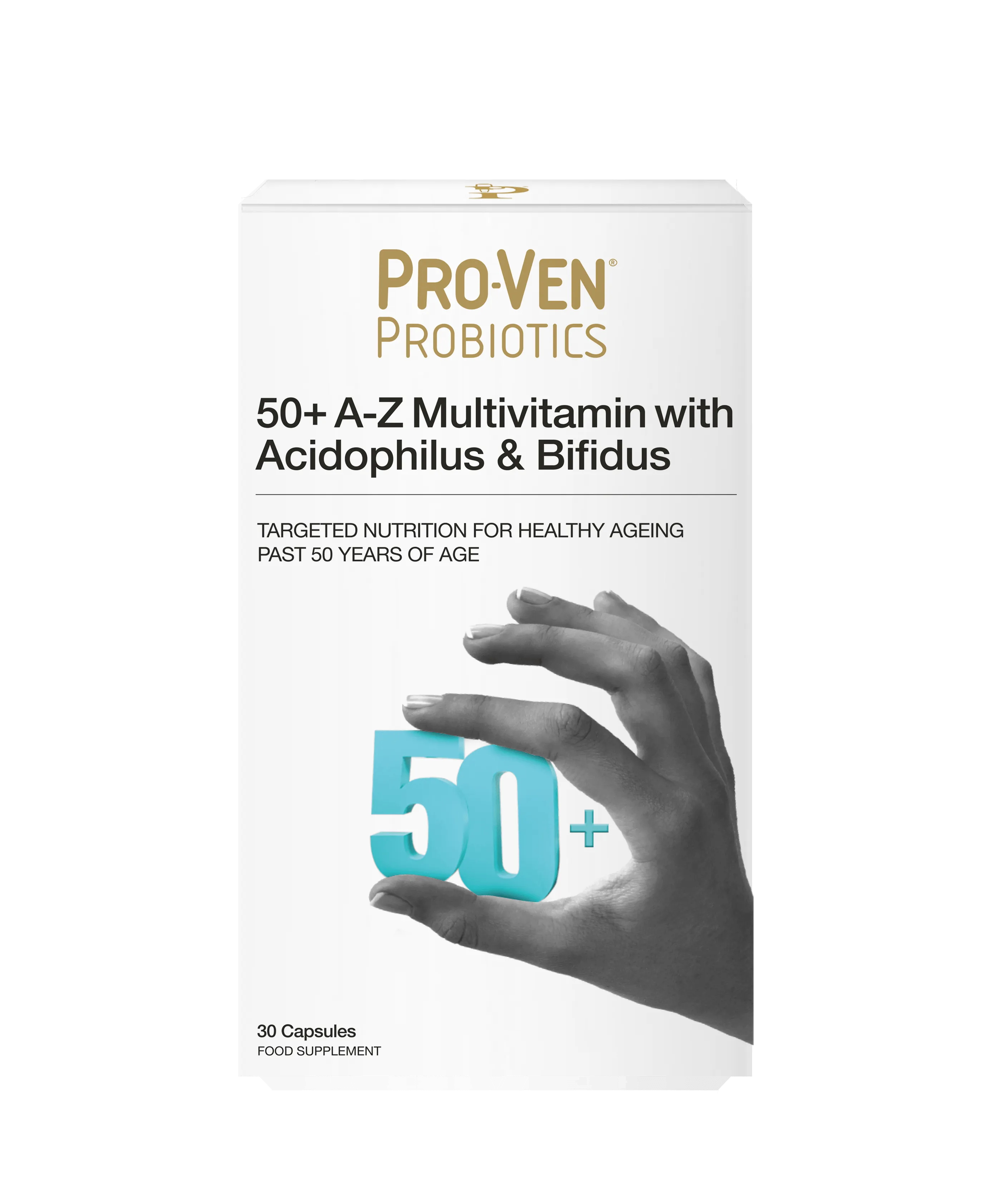 Pro-Ven 50  A-Z Multivitamin with Acidophilus & Bifidus 30 Capsules