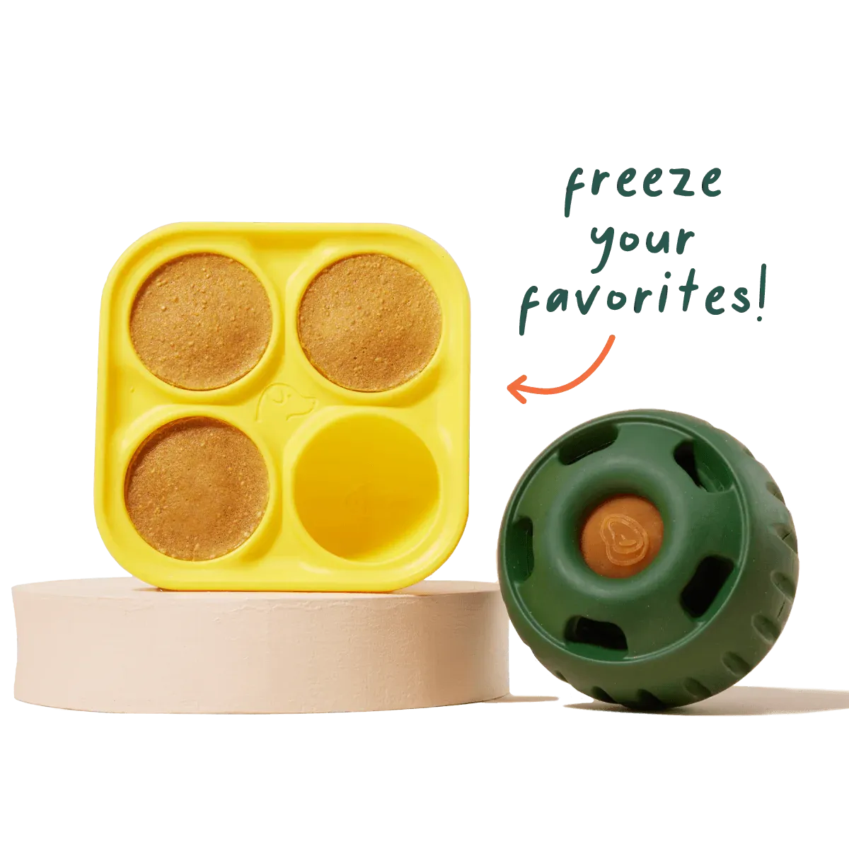 Pupsicle Toy Freezable Treat Tray for Dogs