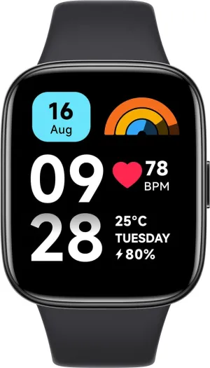 Redmi Watch 3 Active | Smart Watch | Gps (Satellite) | Amoled | Waterproof | Black