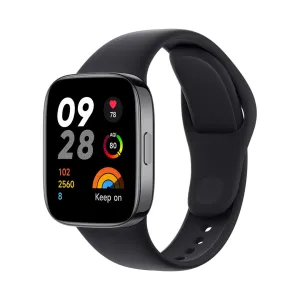 Redmi Watch 3 | Redmi Watch 3 | Smart Watch | Nfc | Gps (Satellite) | Amoled | Waterproof | Elegant Black
