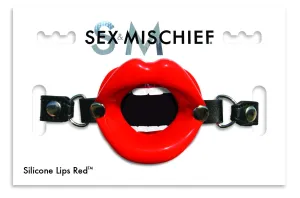 SmallSilicone Lips Red