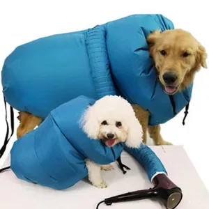Ultimate Portable Pet Drying Bag - Foldable Dog & Cat Hair Dryer Box for Effortless Grooming and Bathing!