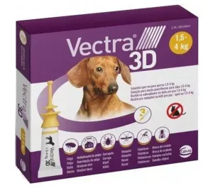 Vectra 3D, Spot-on solution for dogs, 1.5-4 kg