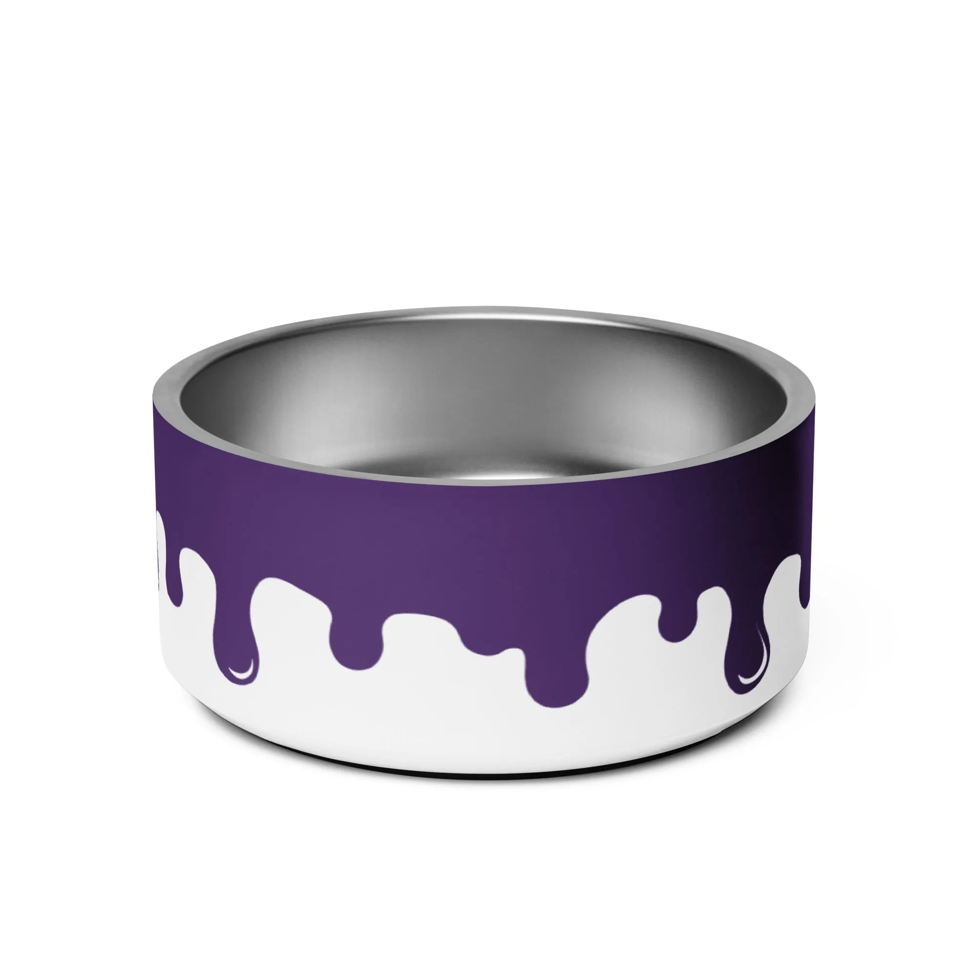 WUFORIA Pawcasso Purple Yam Paint Drip 32oz Dog Bowl