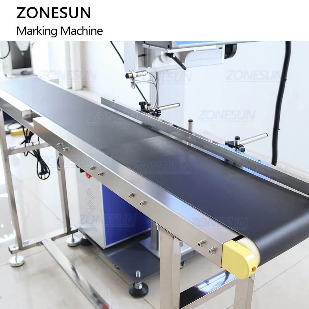 ZS-LMC1 Automatic PET Bottles QR Code Date Laser Coding Machine Printer CO2 Laser Marking Machine For Filling Line